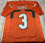 Miami Hurricanes Frank Gore Autographed Orange Custom Jersey – Beckett COA