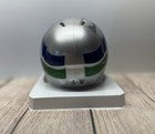 SEATTLE SEAHAWKS STEVE LARGENT SIGNED THROWBACK MINI HELMET BECKETT “HOF 95”