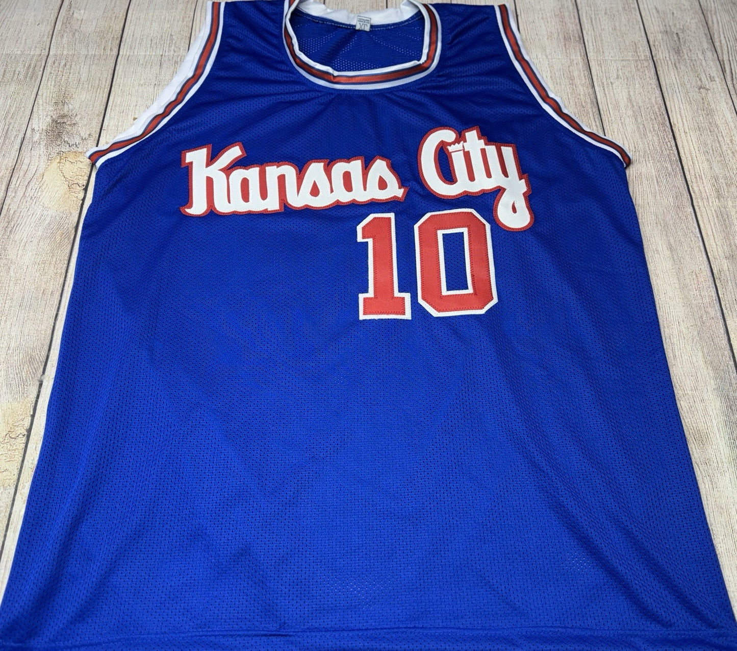 KANSAS CITY KINGS OTIS BIRDSONG SIGNED BLUE CUSTOM JERSEY JSA COA!!!