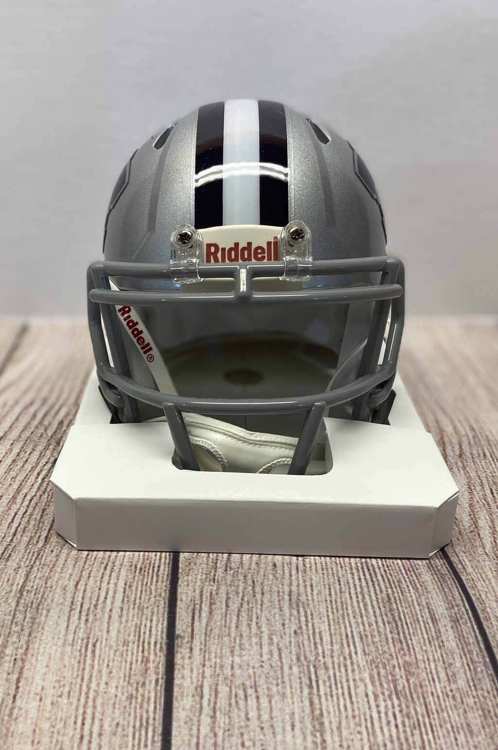 Kansas State Wildcats Felix Anudike-uzomah Autographed Gray Mini Helmet – Beckett COA