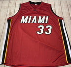 Alonzo Mourning Autographed Miami Heat Red Custom Jersey – JSA COA
