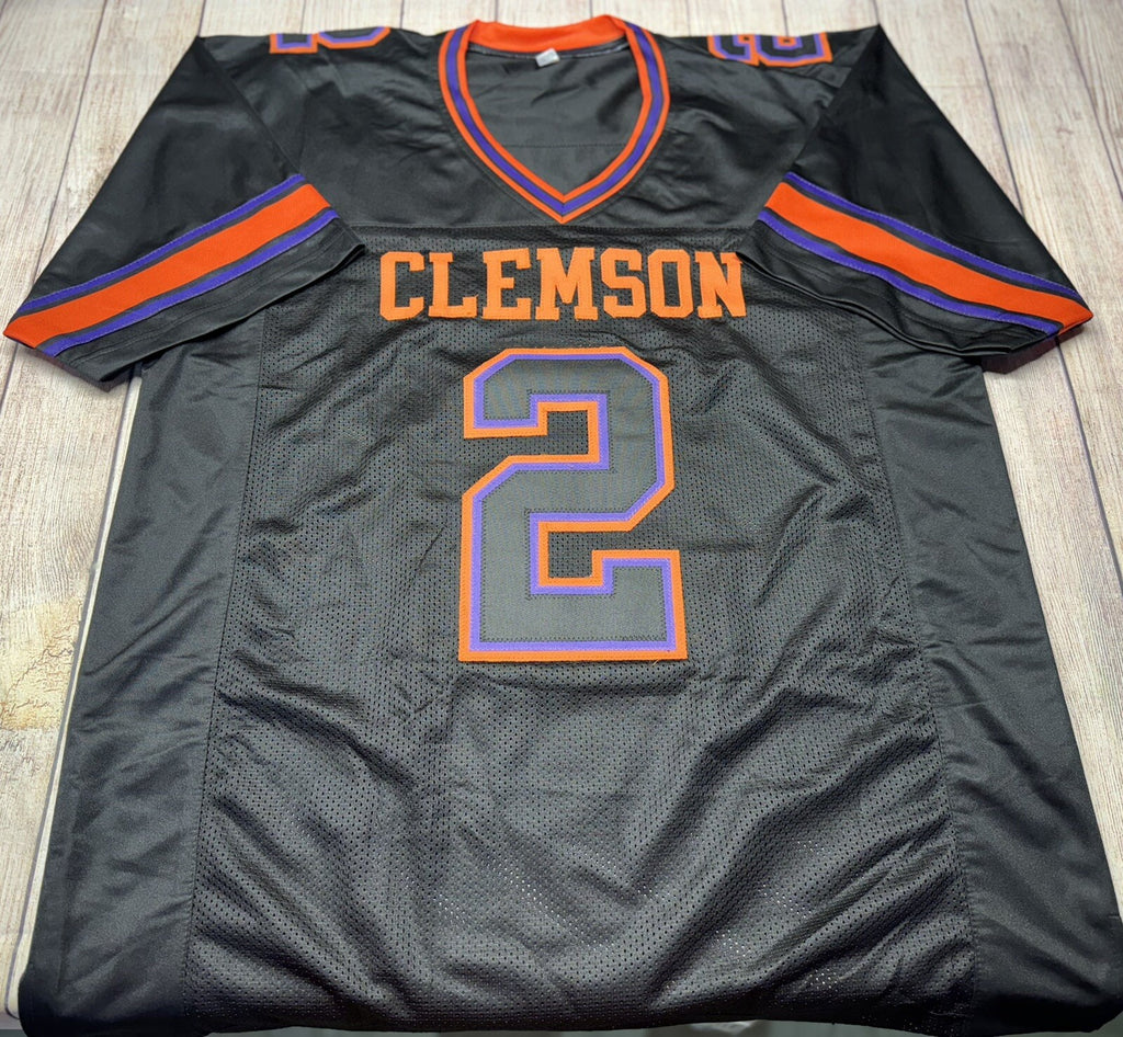 Clemson Tigers Nate Wiggins Autographed Black Custom Jersey – JSA COA