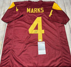 Usc Trojans JO Quavious Woody Marks Autographed Maroon Custom Jersey – JSA COA