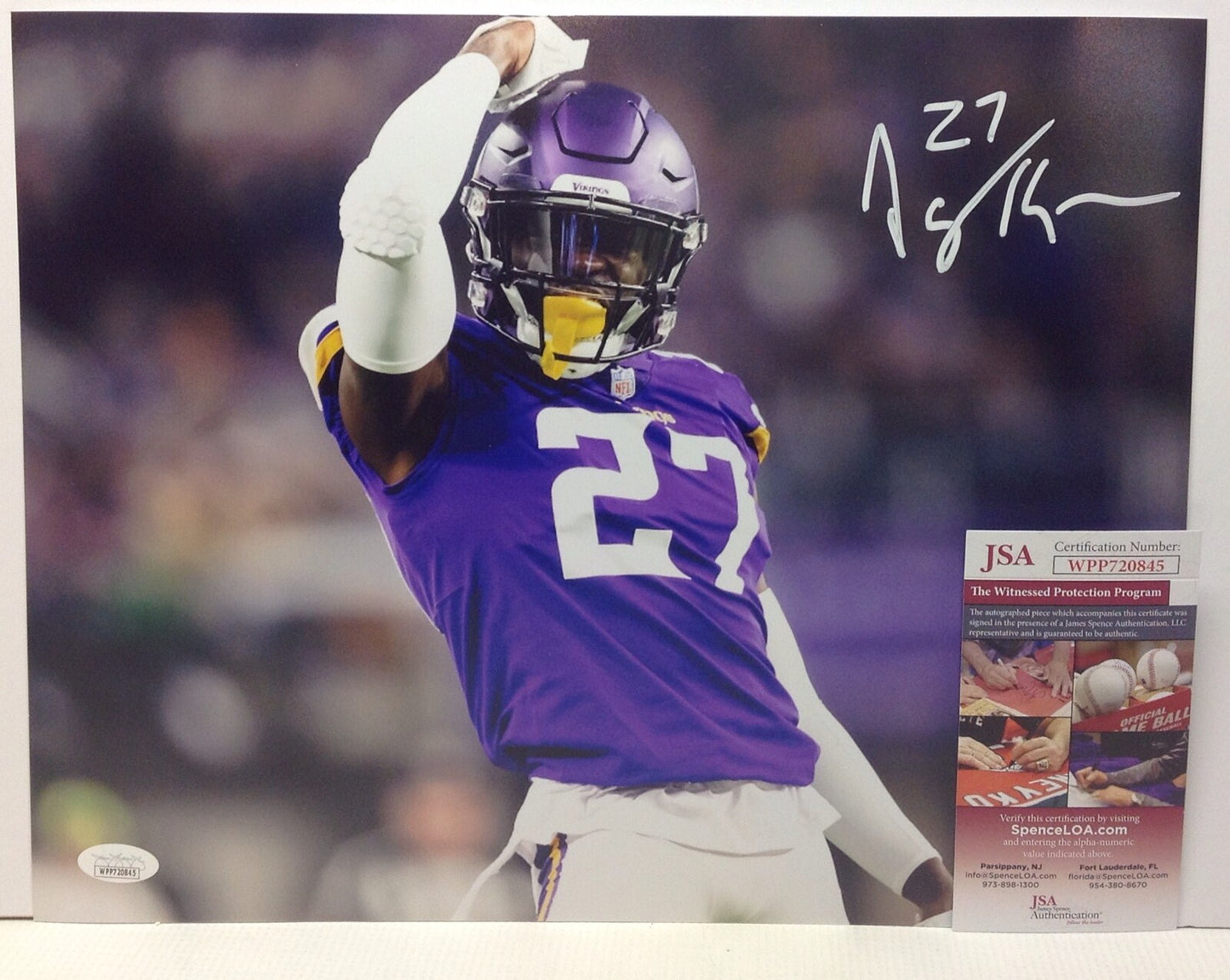 MINNESOTA VIKINGS JAYRON KEARSE SIGNED 11x14 PHOTO1 JSA COA!!