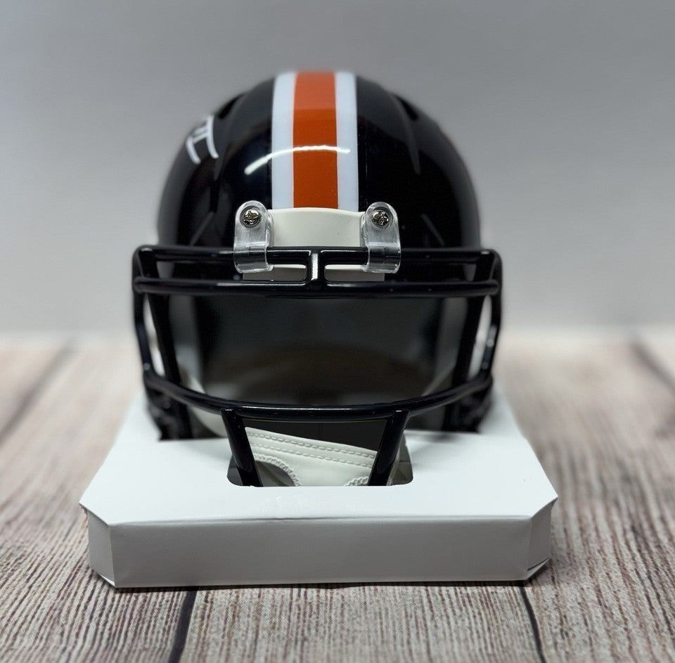 DENVER BRONCOS PATRICK SURTAIN II SIGNED COLOR RUSH MINI HELMET BECKETT COA!!!