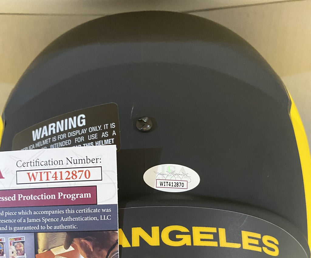 Aaron Donald Fullsize Eclipse Replica Autographed Los Angeles Rams Helmet – JSA COA