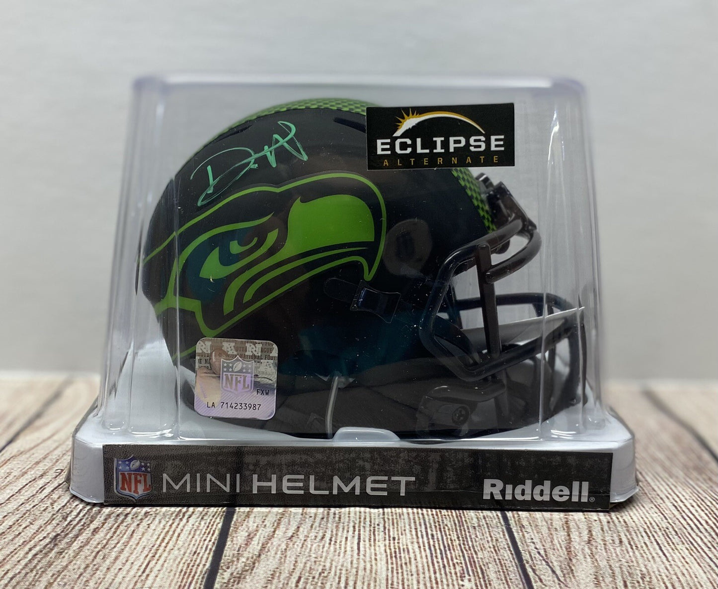 SEATTLE SEAHAWKS DEVON WITHERSPOON SIGNED ECLIPSE MINI HELMET JSA COA!!