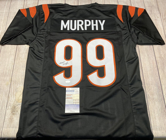CINCINNATI BENGALS MYLES MURPHY SIGNED BLACK JERSEY2 JSA  COA!!!