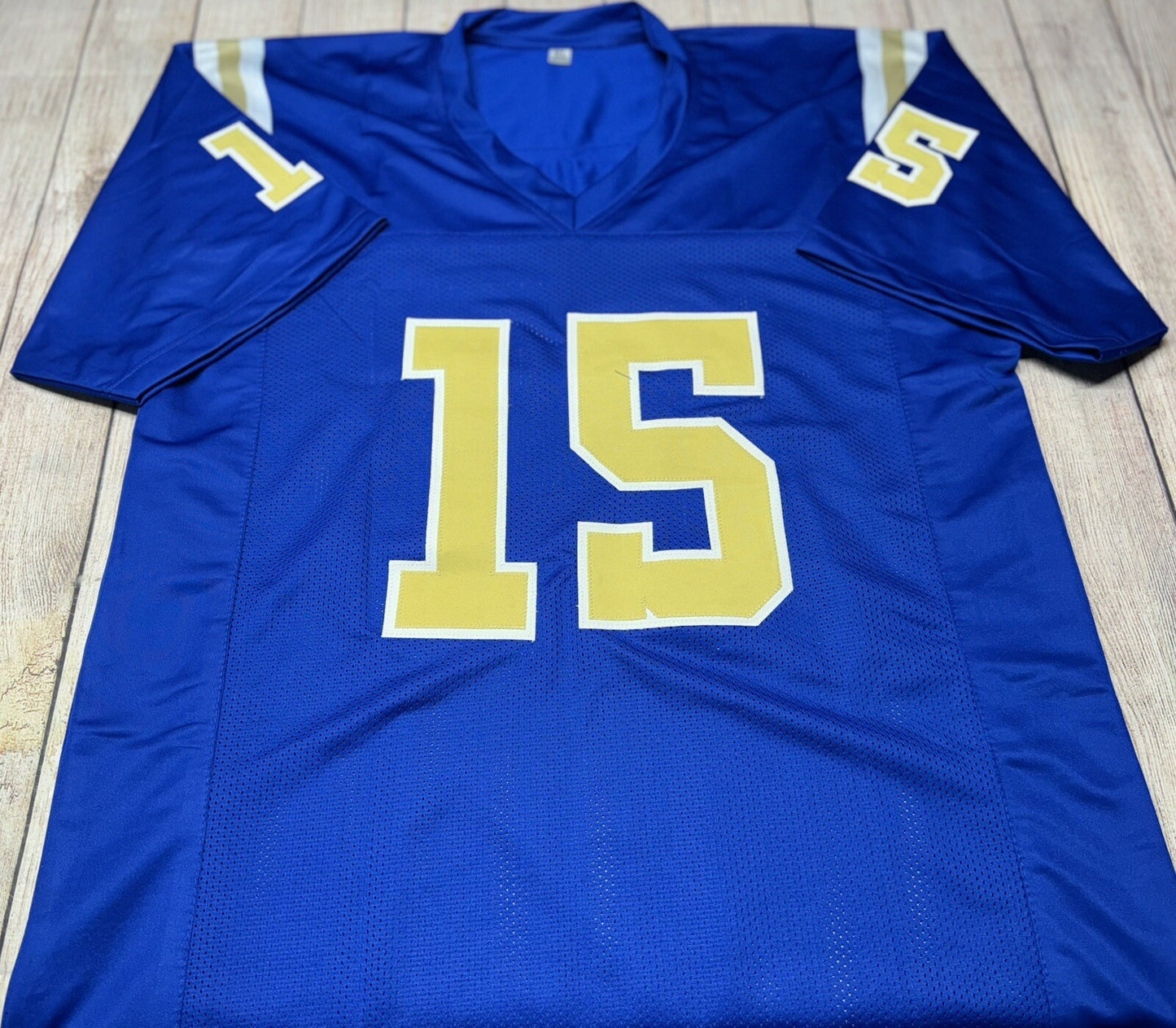 UCLA BRUINS LAIATU LATU SIGNED BLUE CUSTOM JERSEY JSA COA!!!!