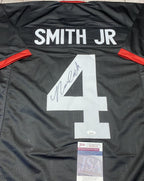 Georgia Bulldogs Nolan Smith JR Autographed Black Custom Jersey – JSA COA