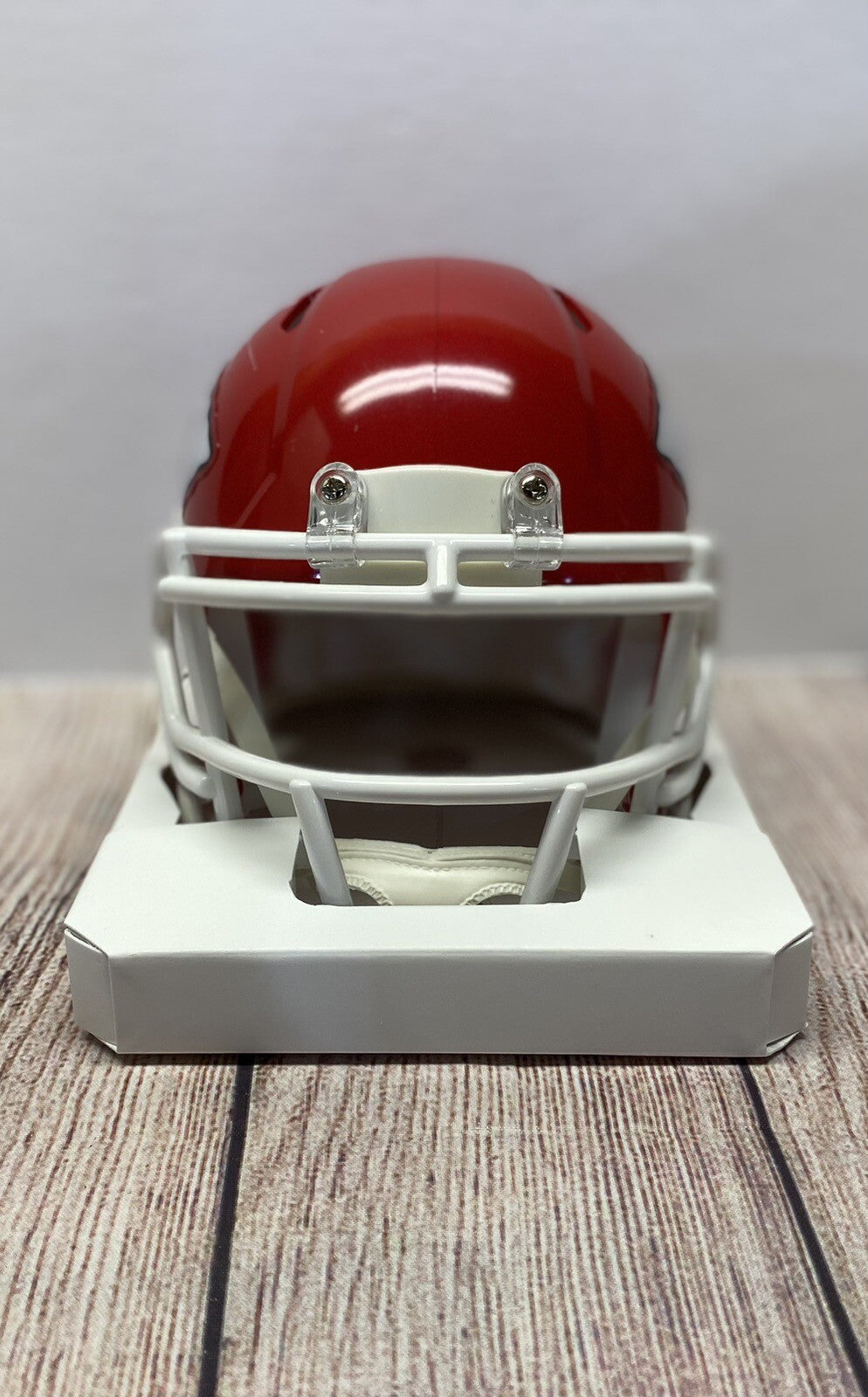 KANSAS CITY CHIEFS FELIX ANUDIKE-UZOMAH SIGNED MINI HELMET   BECKETT COA!!!