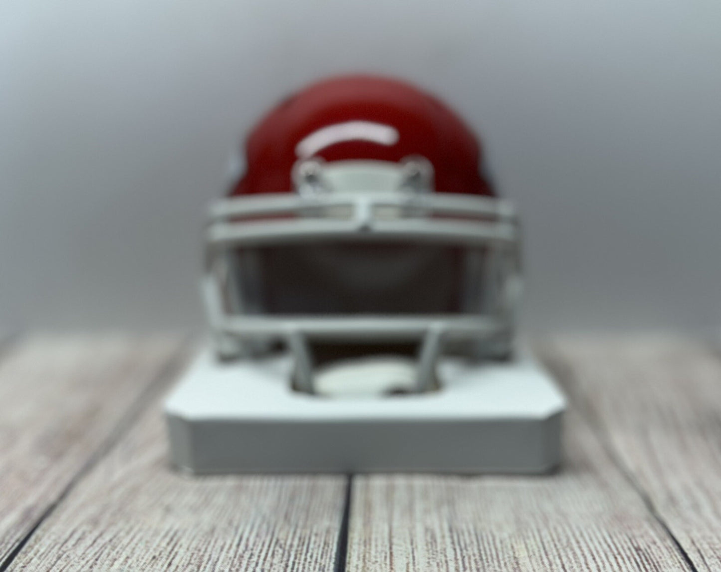 KANSAS CITY CHIEFS FELIX ANUDIKE-UZOMAH SIGNED MINI HELMET2   BECKETT COA!!!