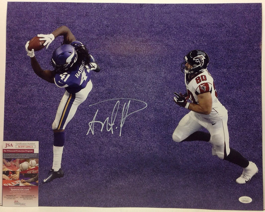 MINNESOTA VIKINGS ANTHONY HARRIS SIGNED 16X20 PHOTO5 JSA COA!!