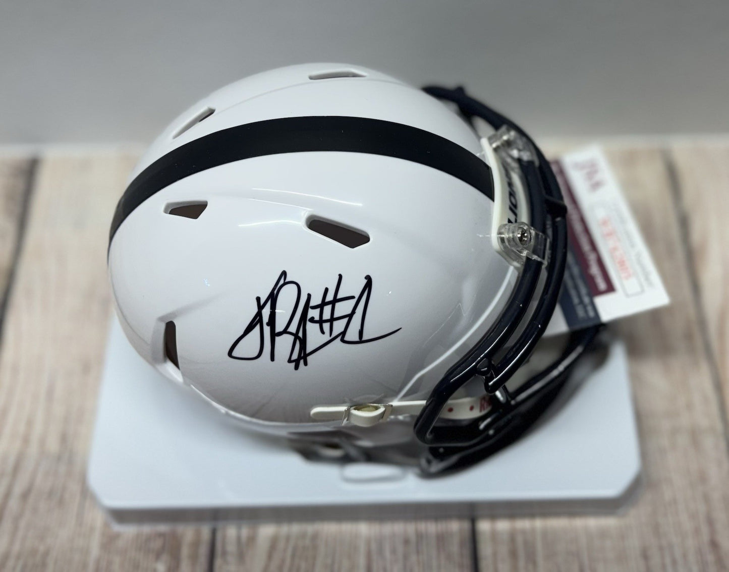 PENN STATE NITTANY LIONS JAYLEN REED SIGNED MINI HELMET JSA COA!!!