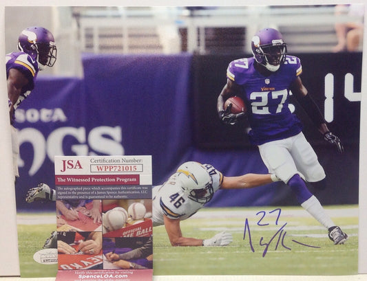 MINNESOTA VIKINGS JAYRON KEARSE SIGNED 8x10 PHOTO9 JSA COA!!