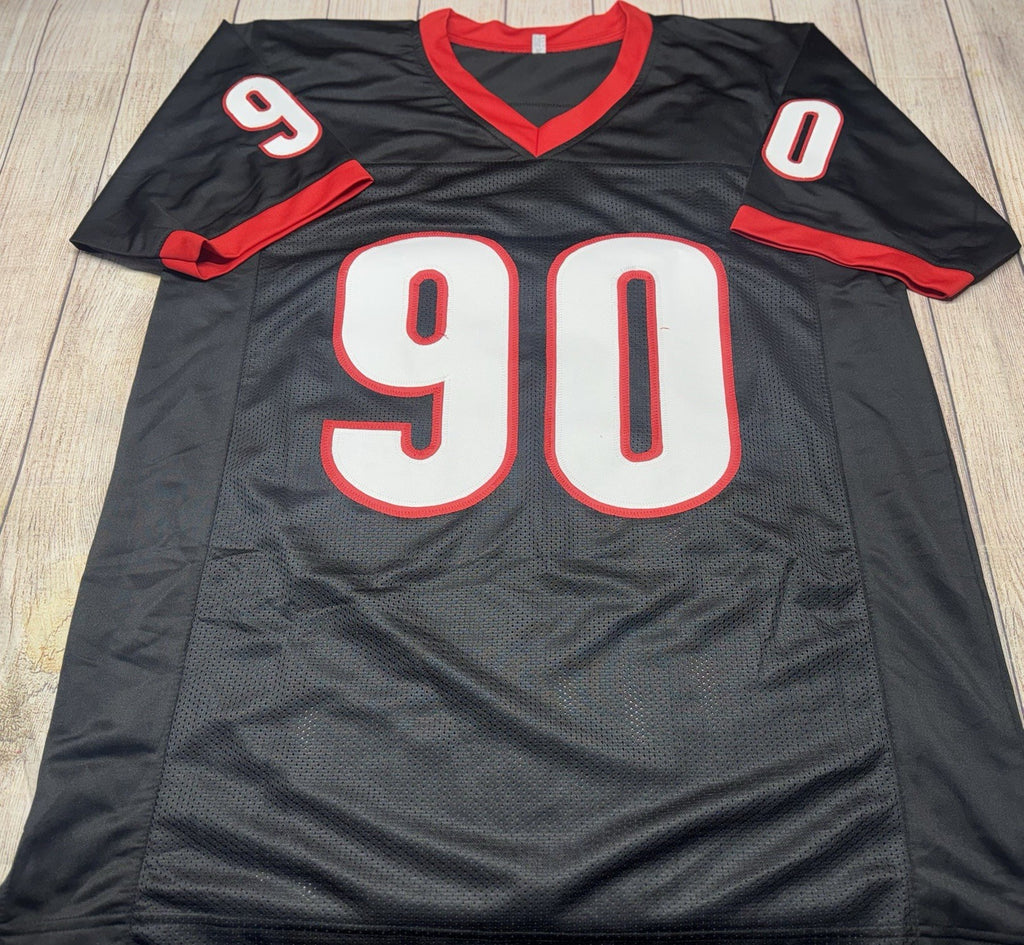 Georgia Bulldogs Elijah Griffin Autographed Black Custom Jersey – JSA COA