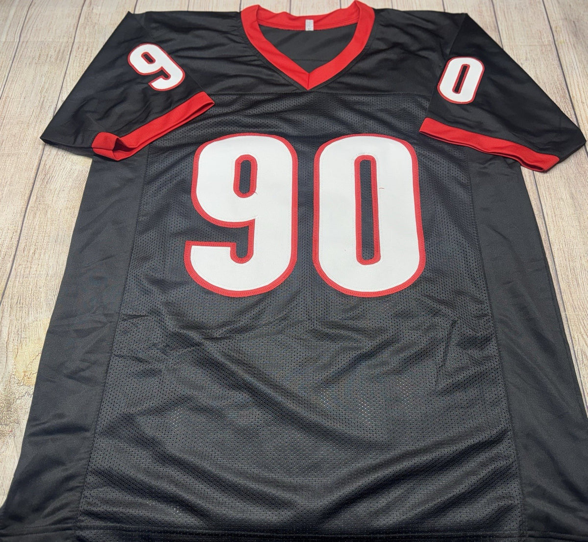Georgia Bulldogs Elijah Griffin Autographed Black Custom Jersey – JSA COA