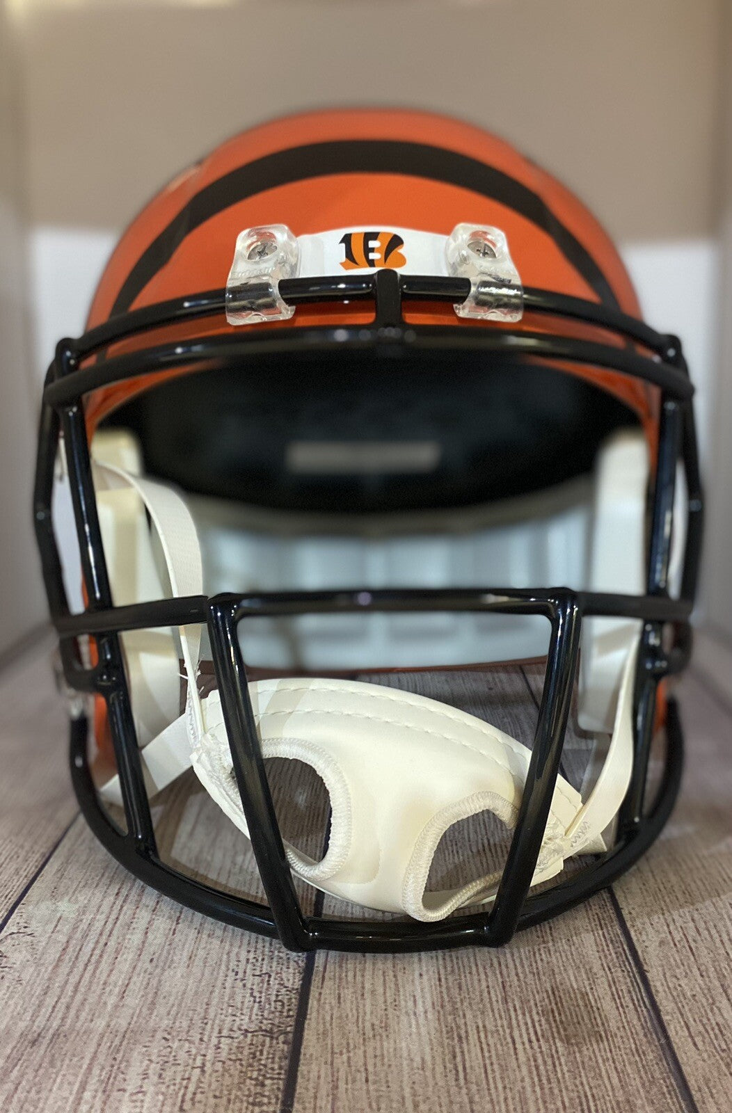 CINCINNATI BENGALS MYLES MURPHY SIGNED FULLSIZE REPLICA HELMET JSA COA