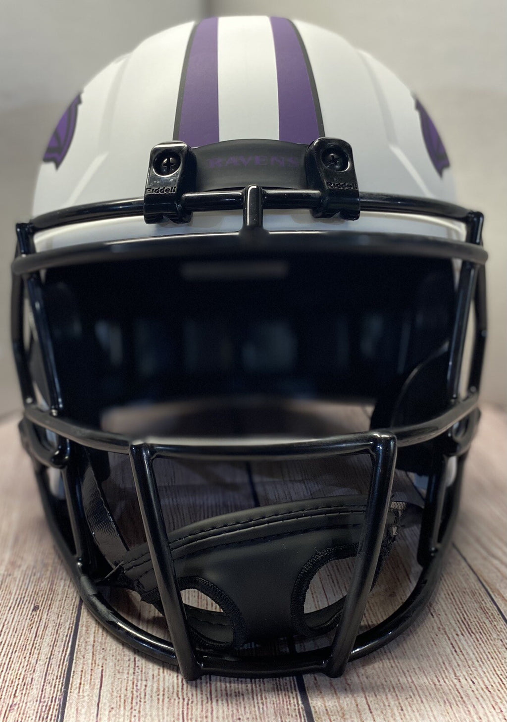 Odafe Jayson Oweh Lunar Fullsize Replica Autographed Baltimore Ravens Helmet – JSA COA