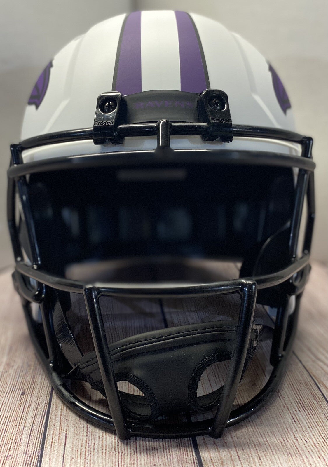 Odafe Jayson Oweh Lunar Fullsize Replica Autographed Baltimore Ravens Helmet – JSA COA