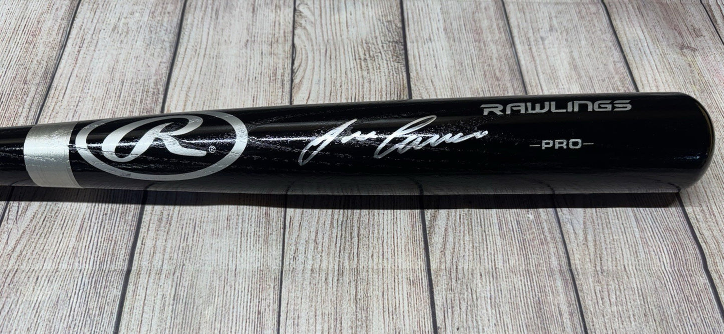 JOSE CANSECO SIGNED RAWLINGS PRO BLACK 34” BAT JSA COA