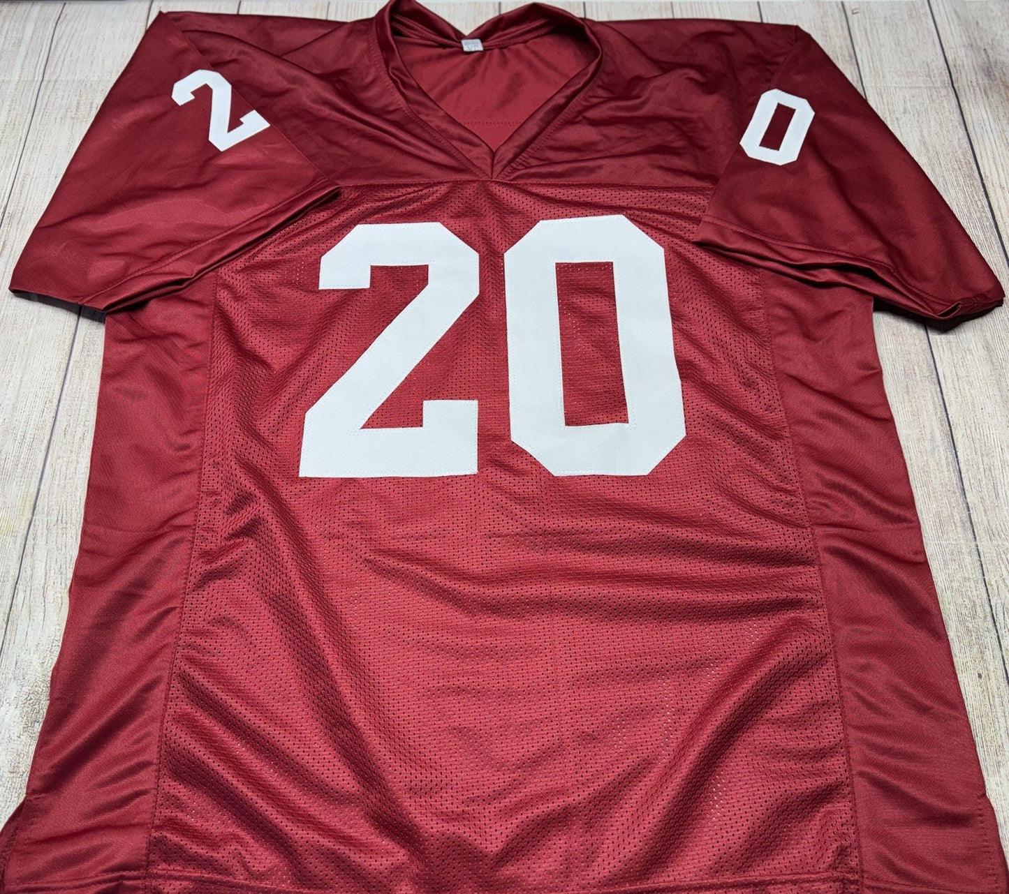 BILLY SIMS OKLAHOMA SOONERS SIGNED MAROON CUSTOM JERSEY JSA COA!!!
