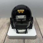 WASHINGTON COMMANDERS SIGNED JAYLIN LANE BLACK SPEED MINI HELMET BECKETT COA!!