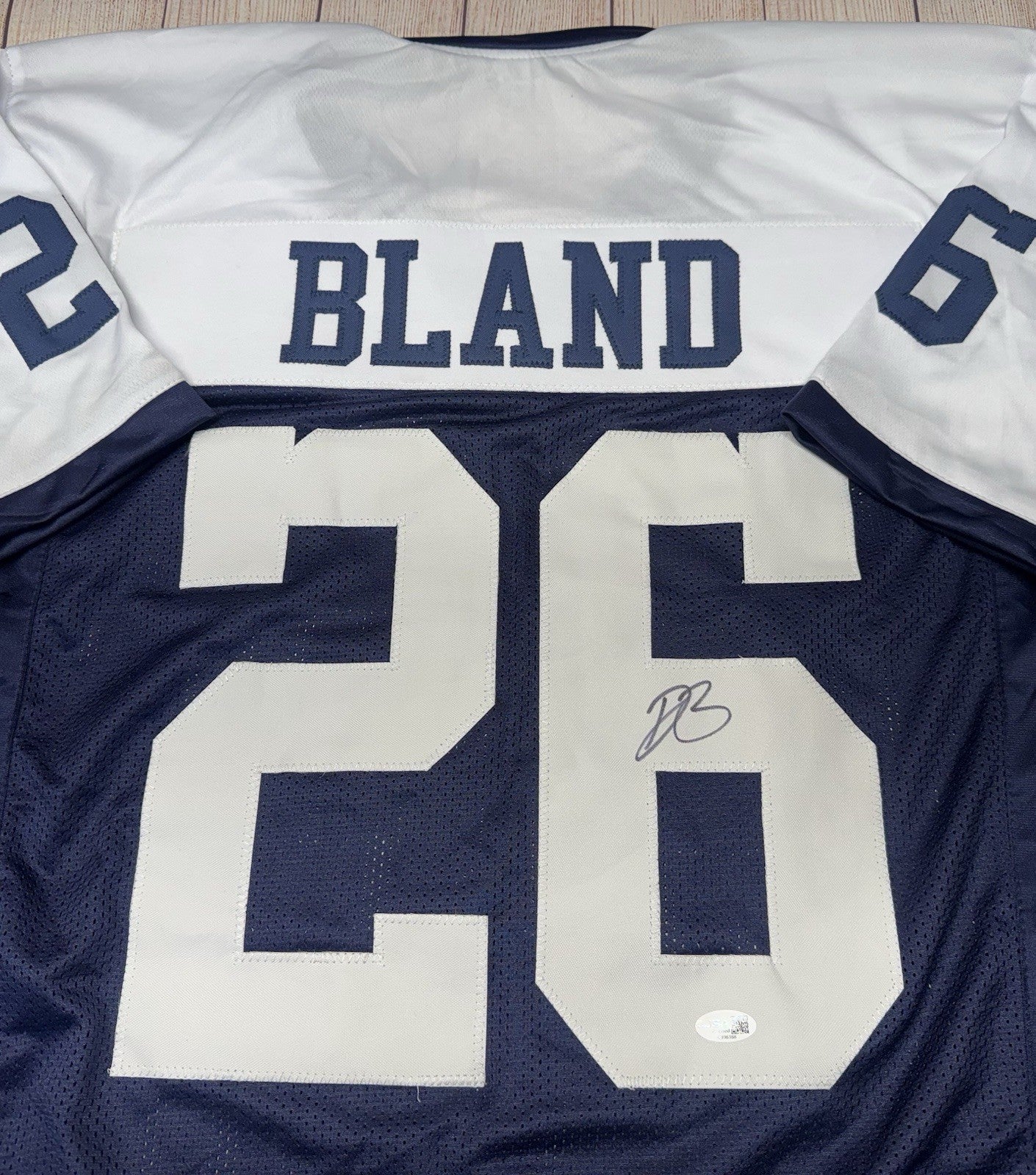Daron Bland Autographed Dallas Cowboys Custom Jersey – JSA COA