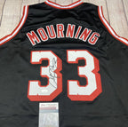 Alonzo Mourning Autographed Miami Heat Black Custom Jersey – JSA COA