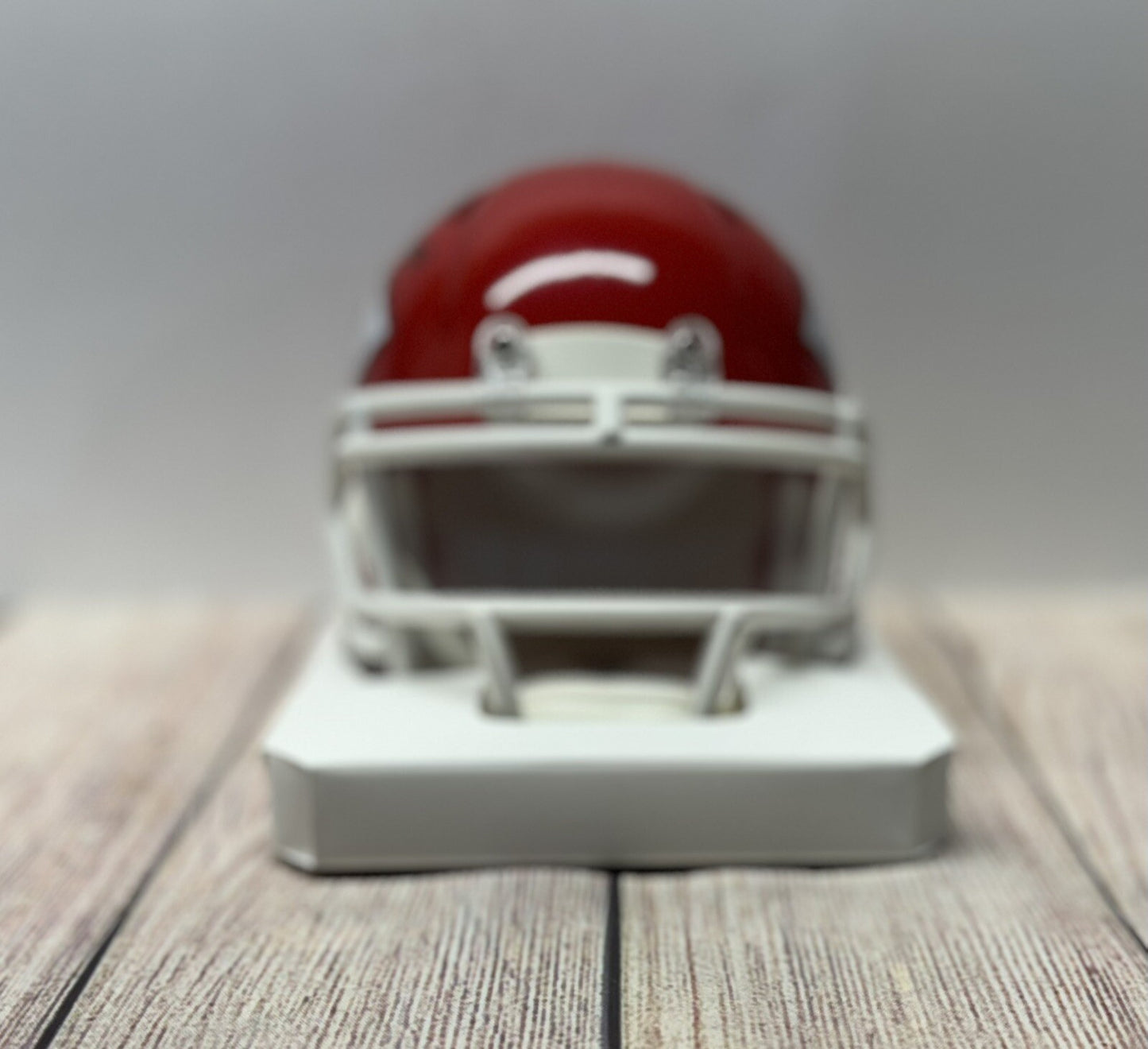 KANSAS CITY CHIEFS TRENT MCDUFFIE SIGNED MINI HELMET2   BECKETT COA!!!