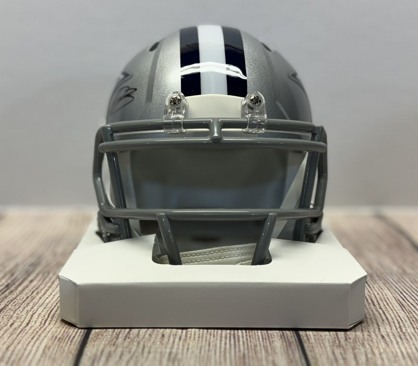 DALLAS COWBOYS DARON BLAND SIGNED  MINI HELMET  JSA COA