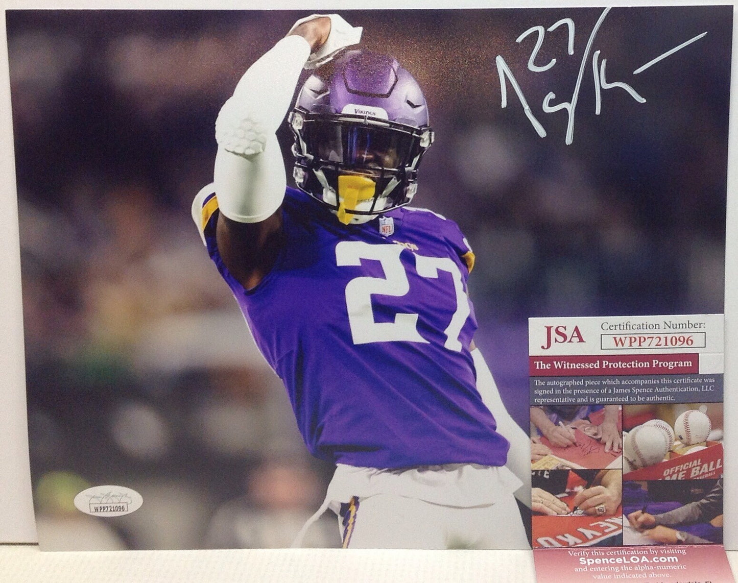 MINNESOTA VIKINGS JAYRON KEARSE SIGNED 8x10 PHOTO3 JSA COA!!