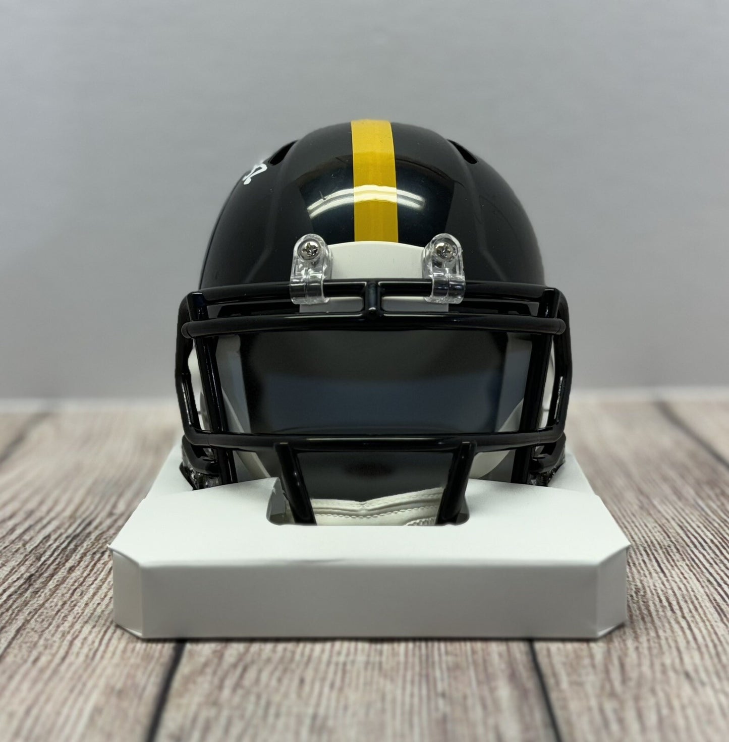 PITTSBURGH STEELERS ALEX HIGHSMITH SIGNED MINI HELMET JSA COA!!!