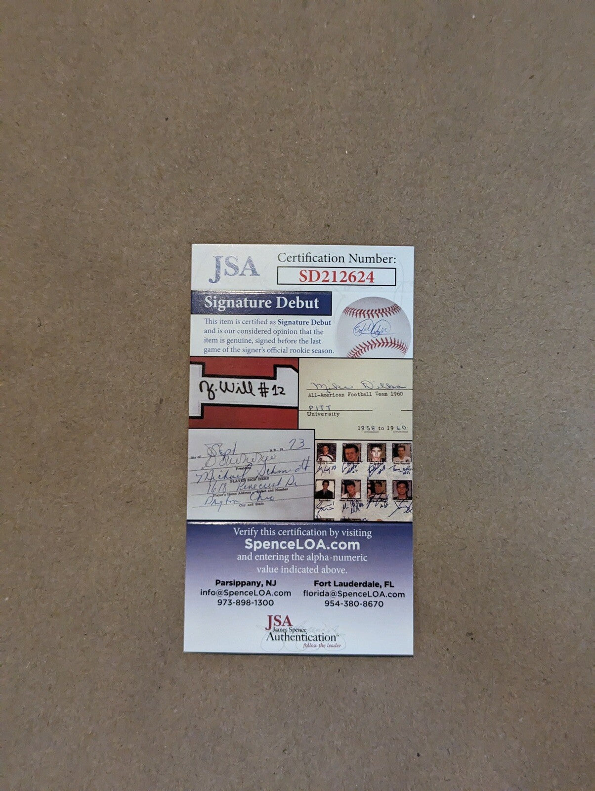 SEATTLE SEAHAWKS DEVON WITHERSPOON SIGNED FRAMED CUSTOM BLUE JERSEY JSA COA