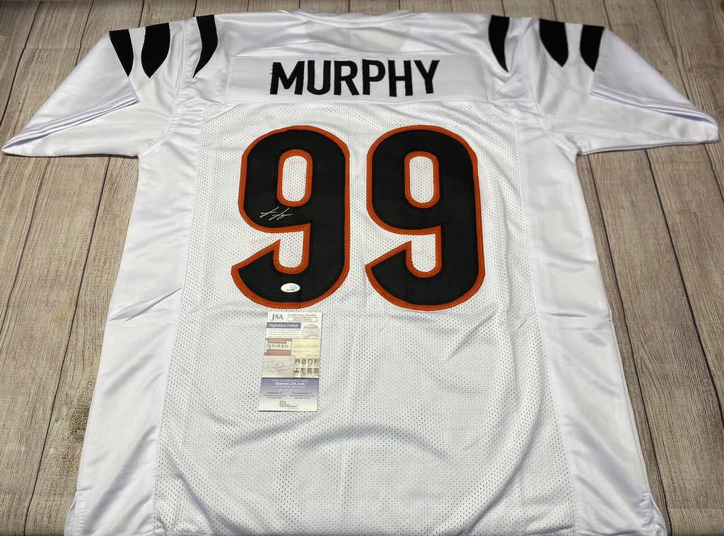 Myles Murphy Autographed Cincinnati Bengals White Jersey – JSA COA