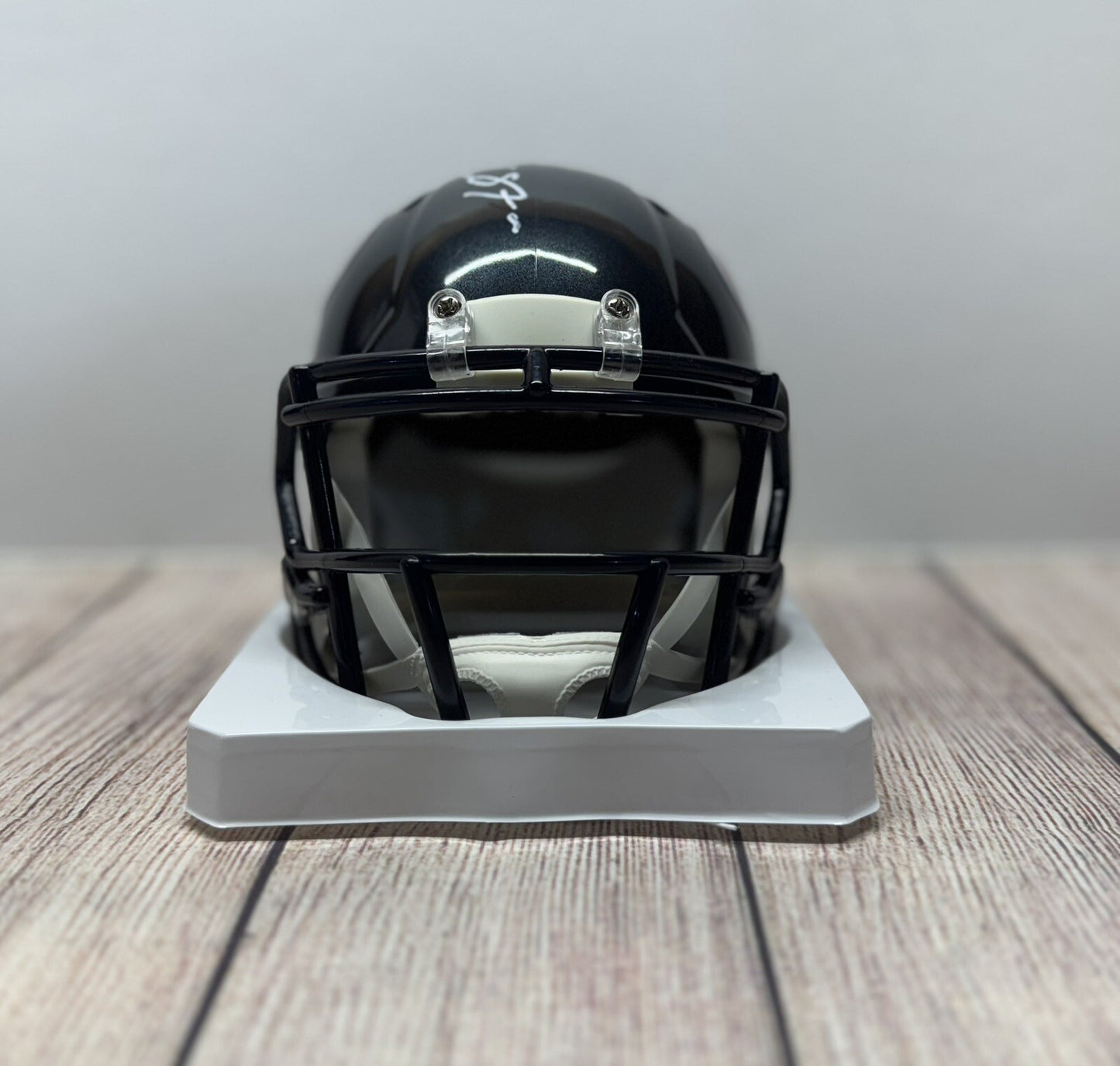 HOUSTON TEXANS CADE STOVER SIGNED SPEED MINI HELMET BECKETT COA!!!