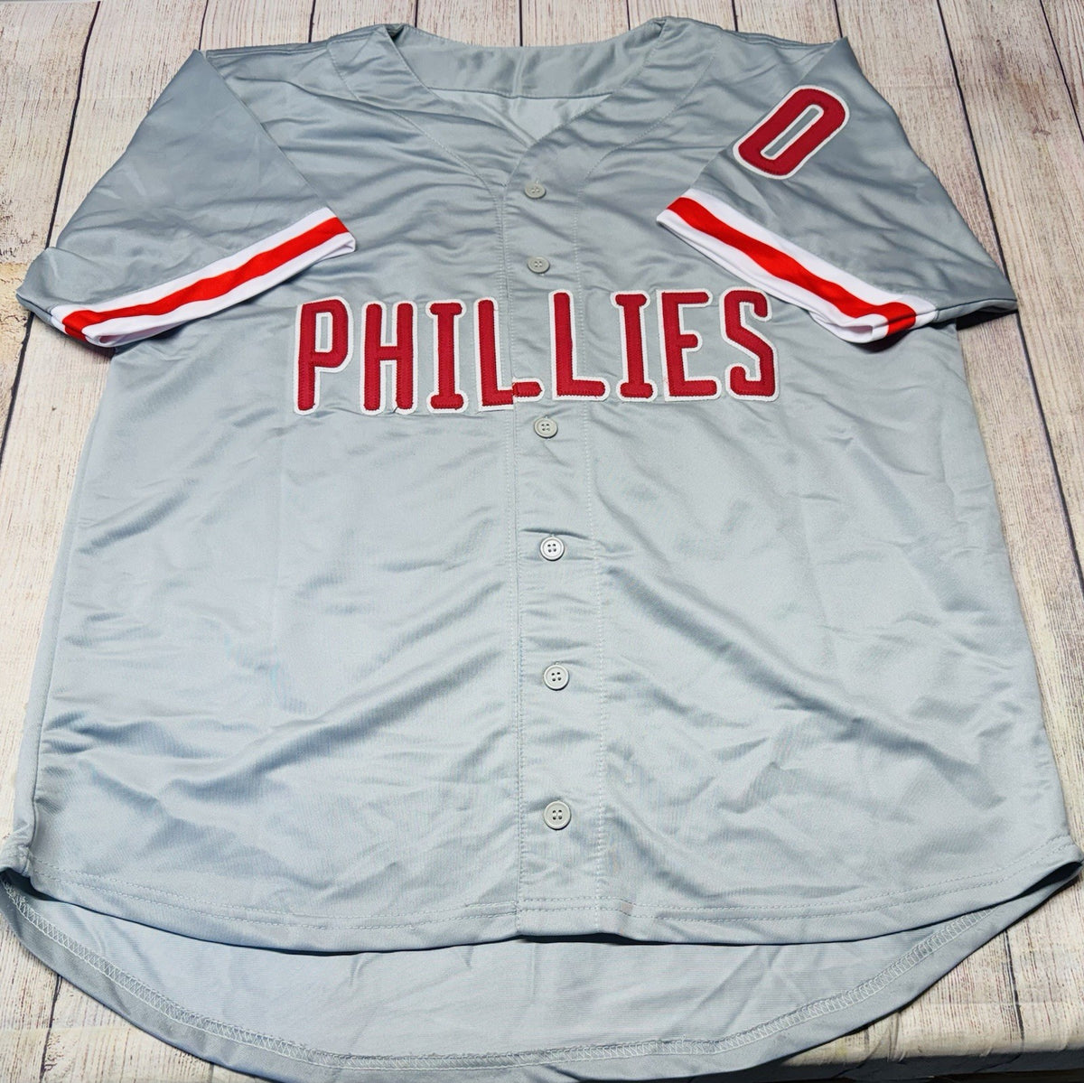 JSA certificate of authenticity for Jamie Moyer autographed Phillies jersey