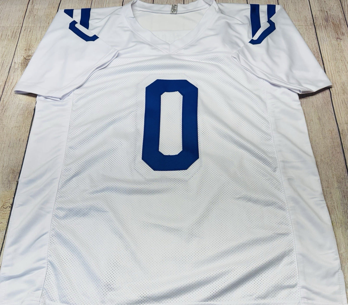 JSA certificate of authenticity for Camryn Bynum autographed Colts white jersey