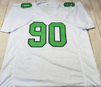 JSA certificate of authenticity for Jordan Davis autographed Eagles throwback jersey