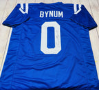 Camryn Bynum autographed Indianapolis Colts blue custom jersey with JSA COA