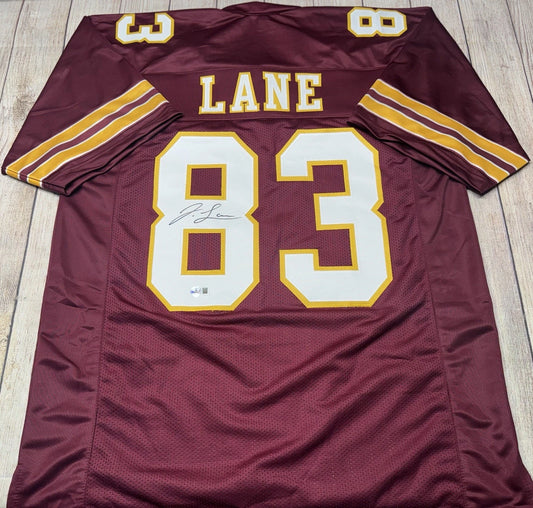 WASHINGTON COMMANDERS JAYLIN LANE SIGNED THROWBACK CUSTOM JERSEY BECKETT COA!!