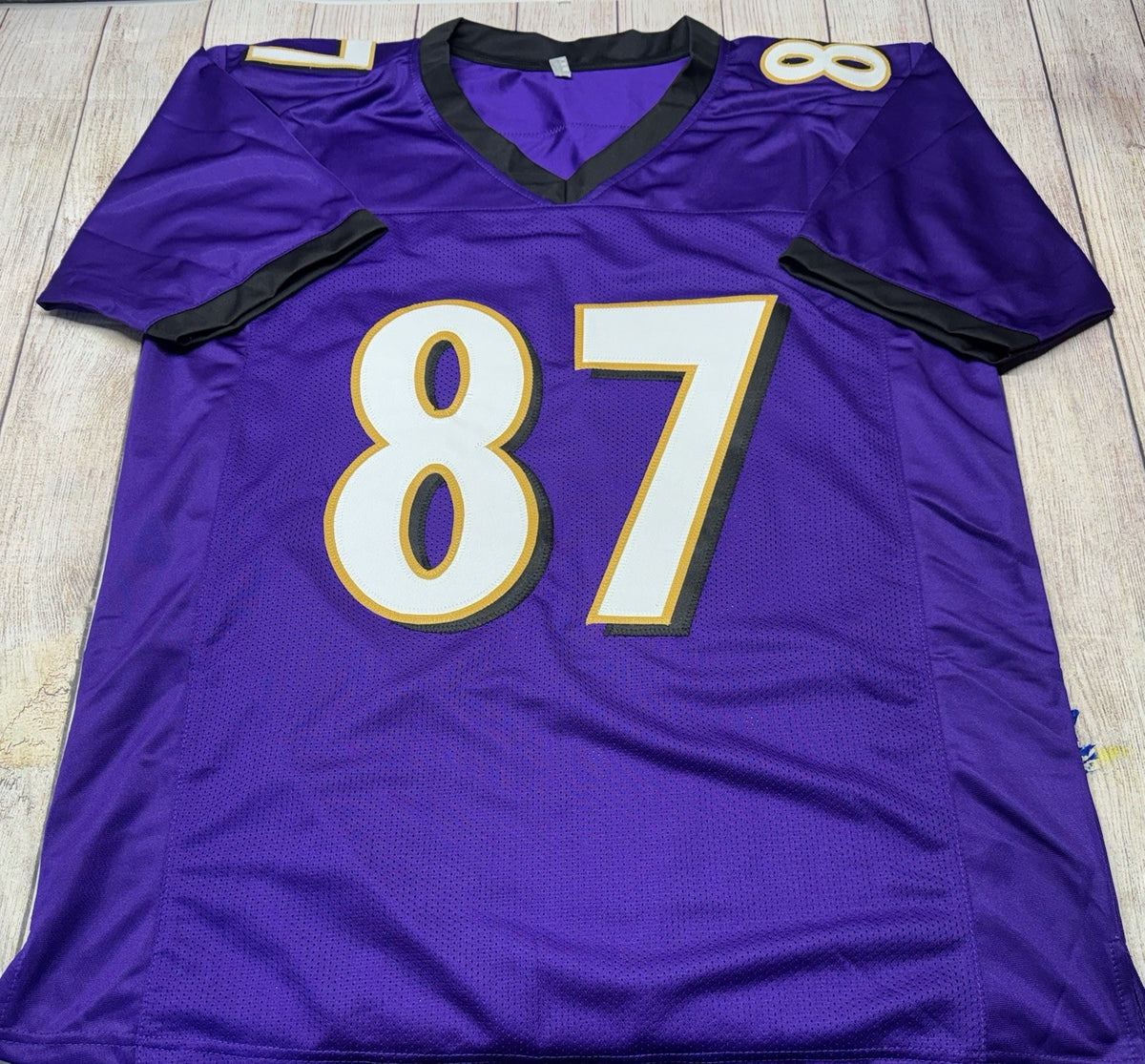 JSA certificate of authenticity for Qadry Ismail autographed Ravens jersey