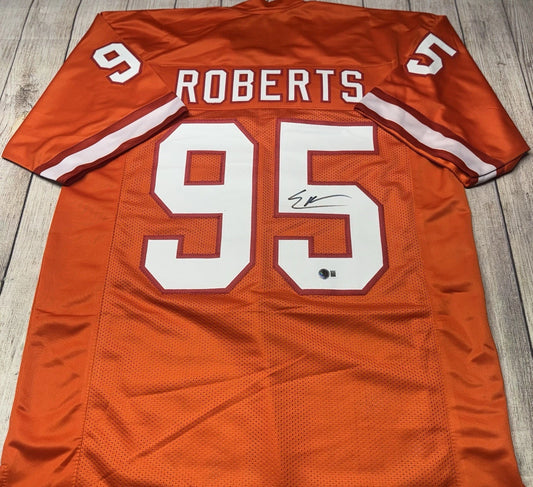 TAMPA BAY BUCCANEERS ELIJAH ROBERTS SIGNED THROWBACK CUSTOM JERSEY BECKETT COA!!
