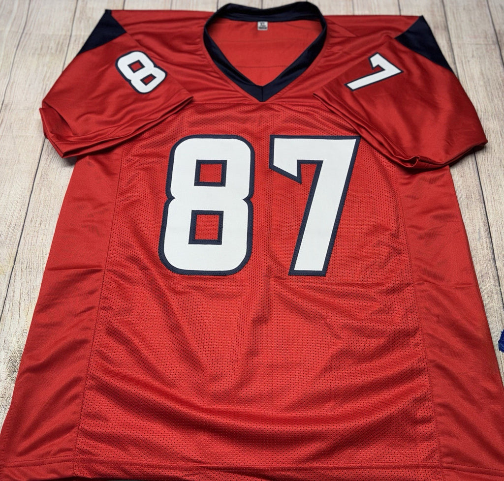 JSA certificate of authenticity for Cade Stover autographed Texans jersey