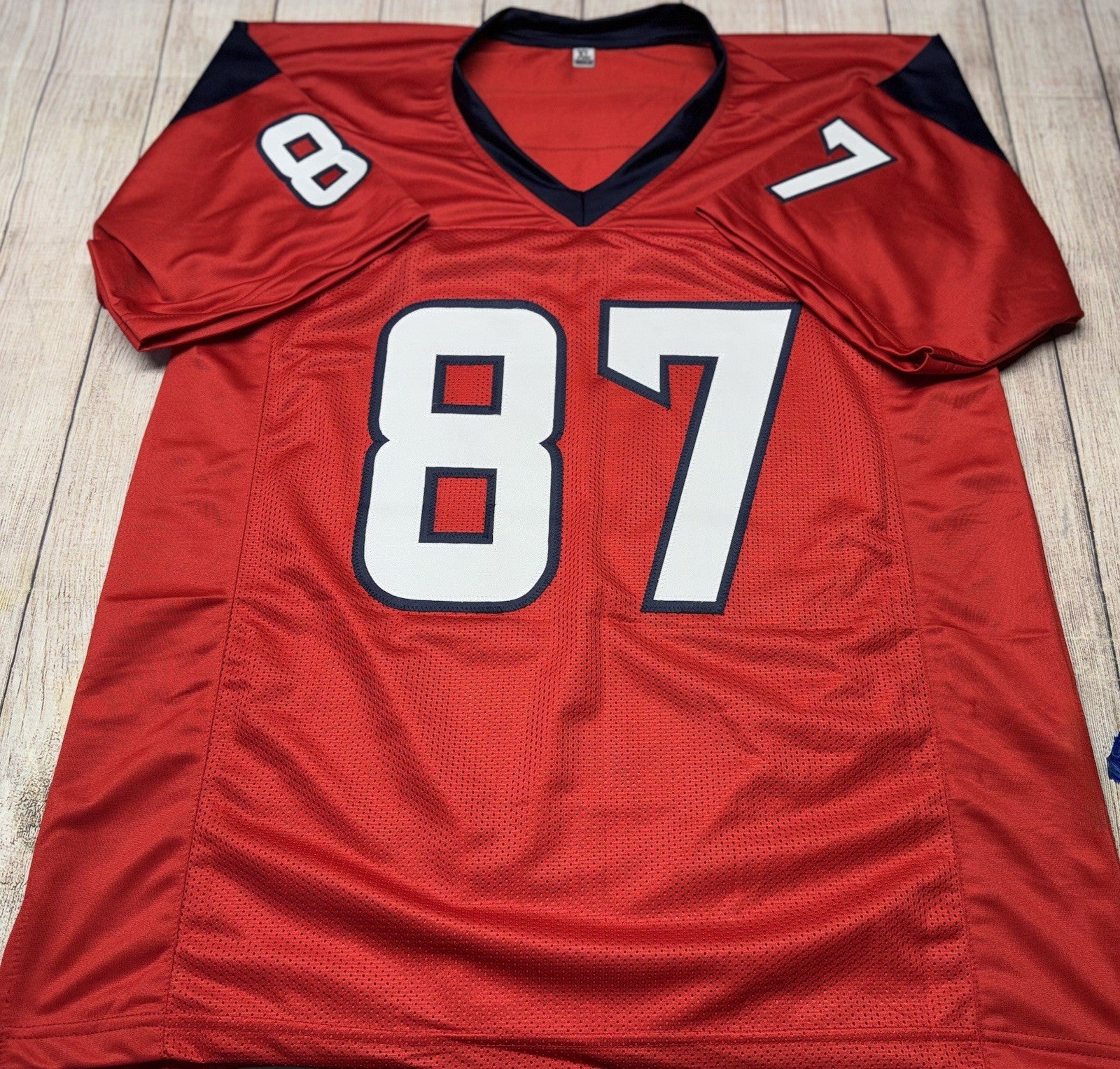 JSA certificate of authenticity for Cade Stover autographed Texans jersey