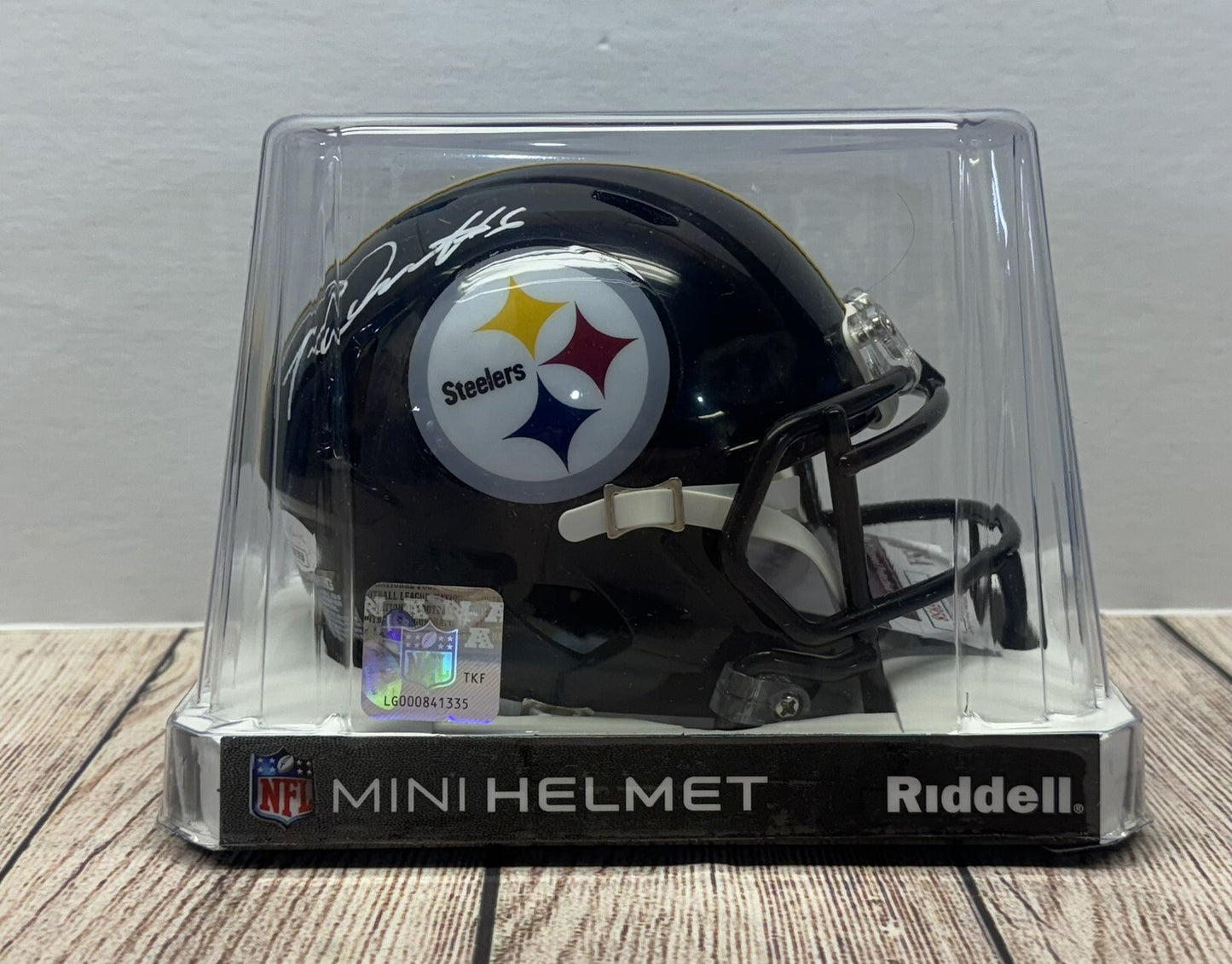 PITTSBURGH STEELERS PATRICK QUEEN SIGNED MINI HELMET JSA COA!!!