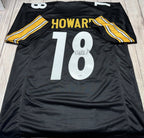 Will Howard autographed Pittsburgh Steelers black custom jersey with JSA COA