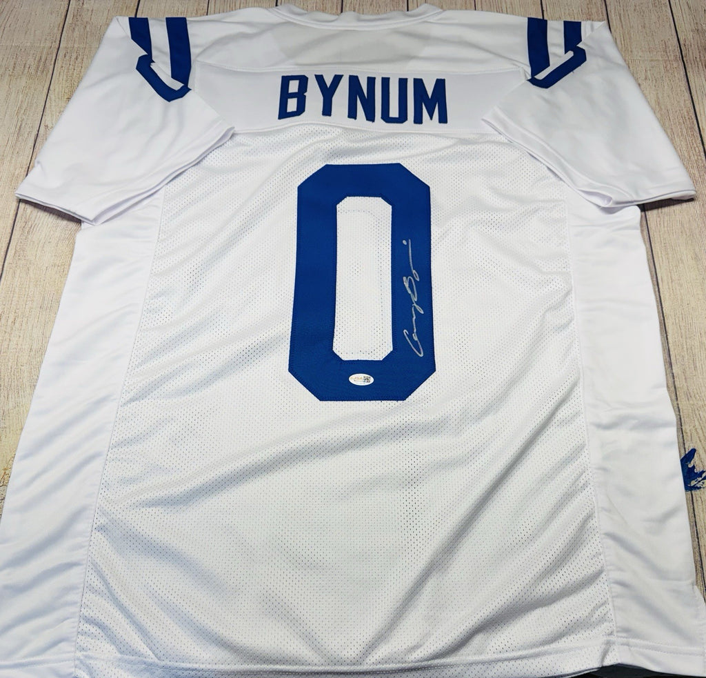 Camryn Bynum autographed Indianapolis Colts white custom jersey with JSA COA