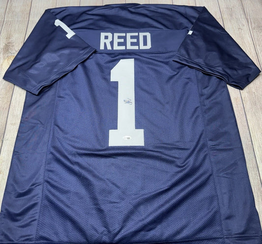 PENN STATE NITTANY LIONS JAYLEN REED SIGNED BLUE CUSTOM JERSEY JSA COA!!!