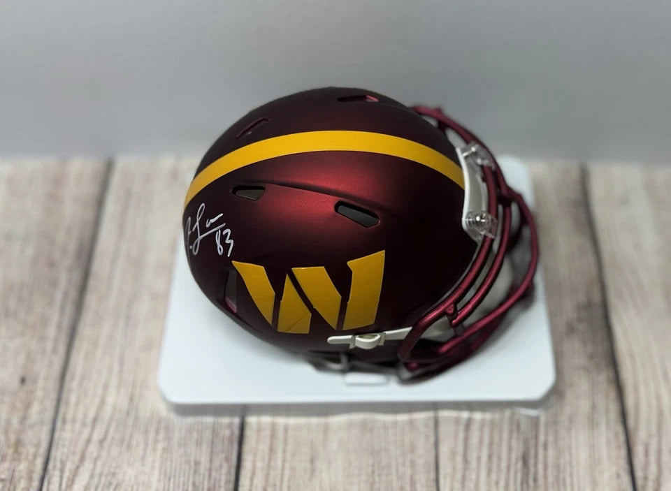 WASHINGTON COMMANDERS SIGNED JAYLIN LANE SPEED MINI HELMET BECKETT COA!!